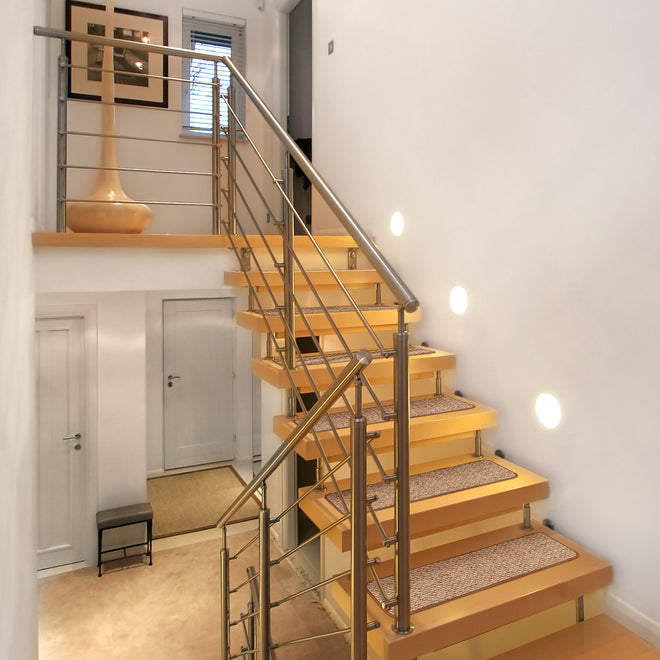 Skid-Resistant Carpet Stair Treads Praline Brown