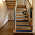 Skid-Resistant Carpet Stair Treads Navy Blue