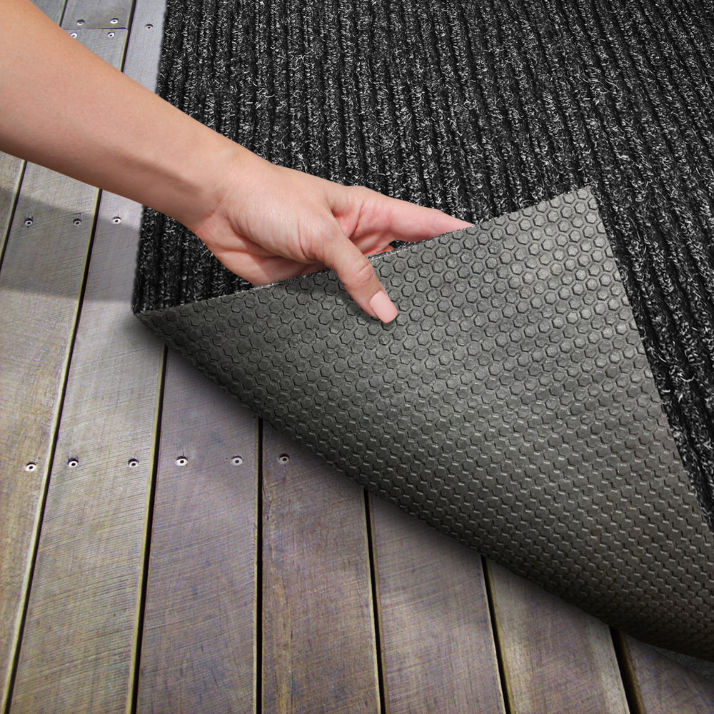 Charcoal Black Outdoor Carpet UV Protected and Durable House Home & More