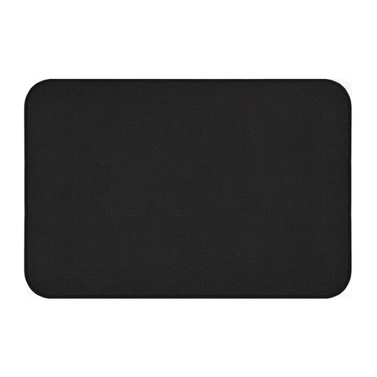 Skid-Resistant Area Rug Black