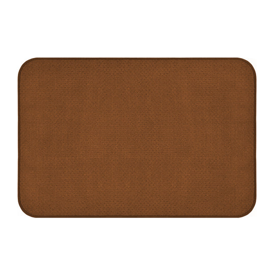 Skid-Resistant Area Rug Toffee Brown