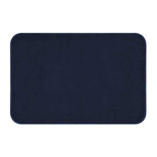 Skid-Resistant Area Rug Navy Blue