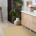 Skid-Resistant Area Rug Camel Tan