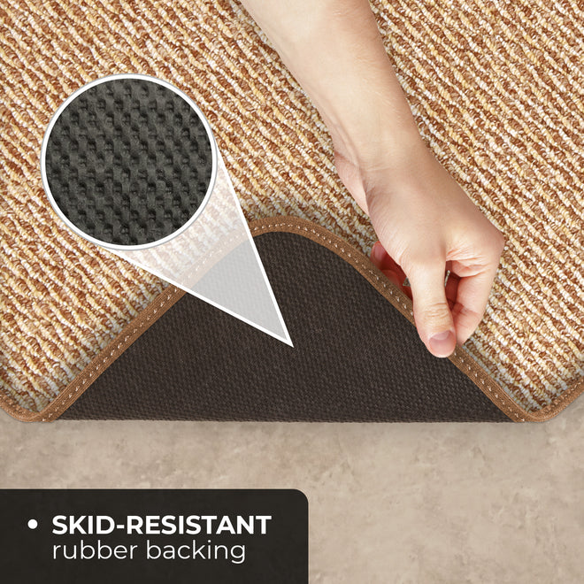 Scratch Proof Rug Praline Brown Skid-Resistant Area Rug Durable | House Home & More