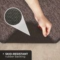 Skid-Resistant Area Rug Pebble Gray