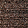 Heavy-Duty Ribbed Indoor Outdoor Carpet Tuscan Brown