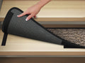 Attachable Carpet Stair Treads Black Ripple