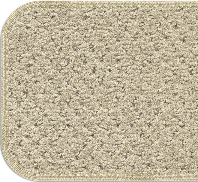 Attachable Carpet Stair Treads Ivory Cream