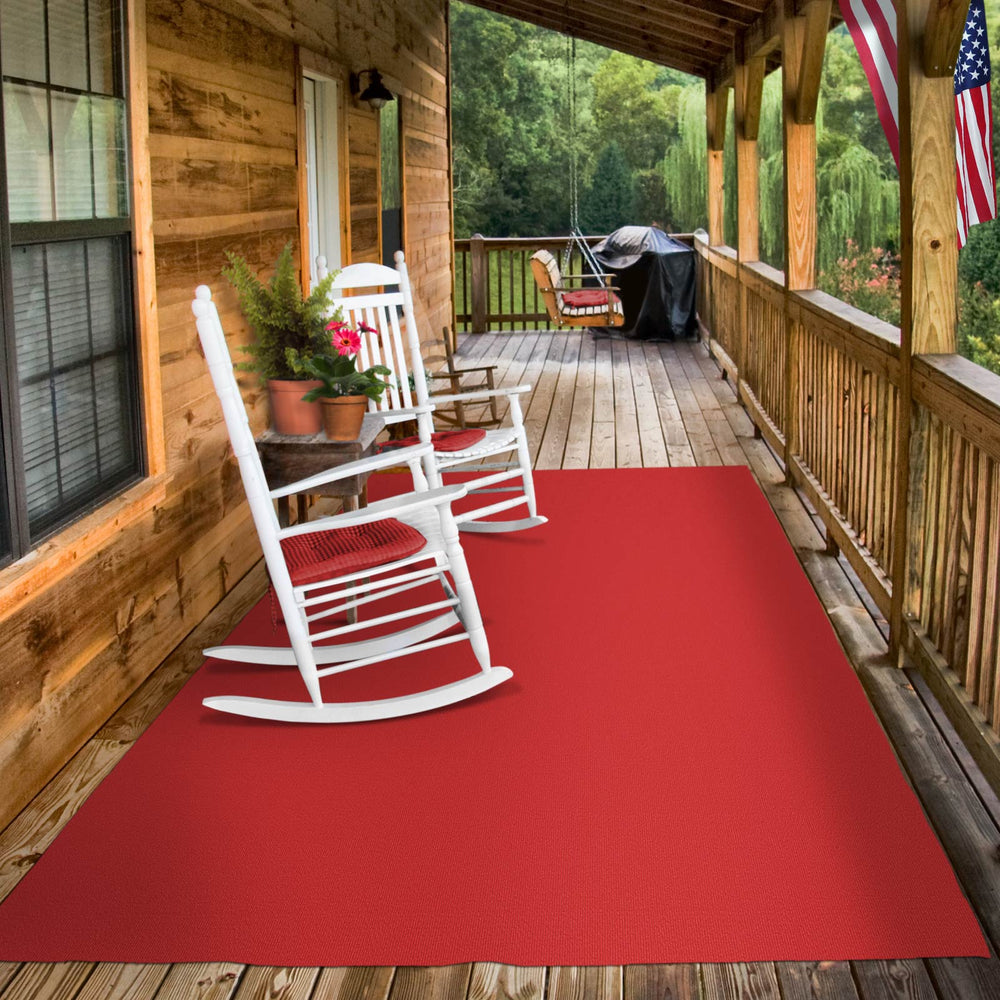 Red Outdoor Carpet UV Protected and Durable House Home & More