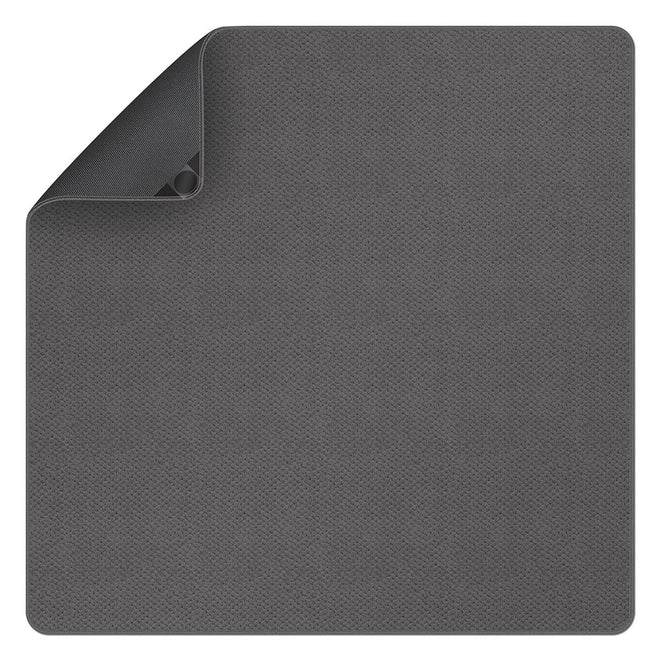 Attachable Rug for Stair Landings Gray