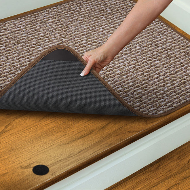 Attachable Rug for Stair Landings Praline Brown