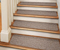 Adhesive Carpet Stair Treads Praline Brown