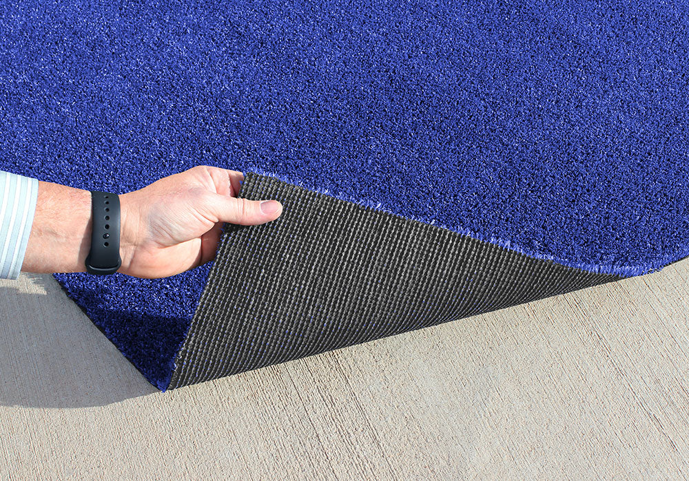 Electric Blue Artificial Turf Durable UV Protected | House Home & More